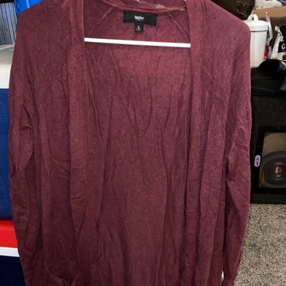 Maroon Cardigan